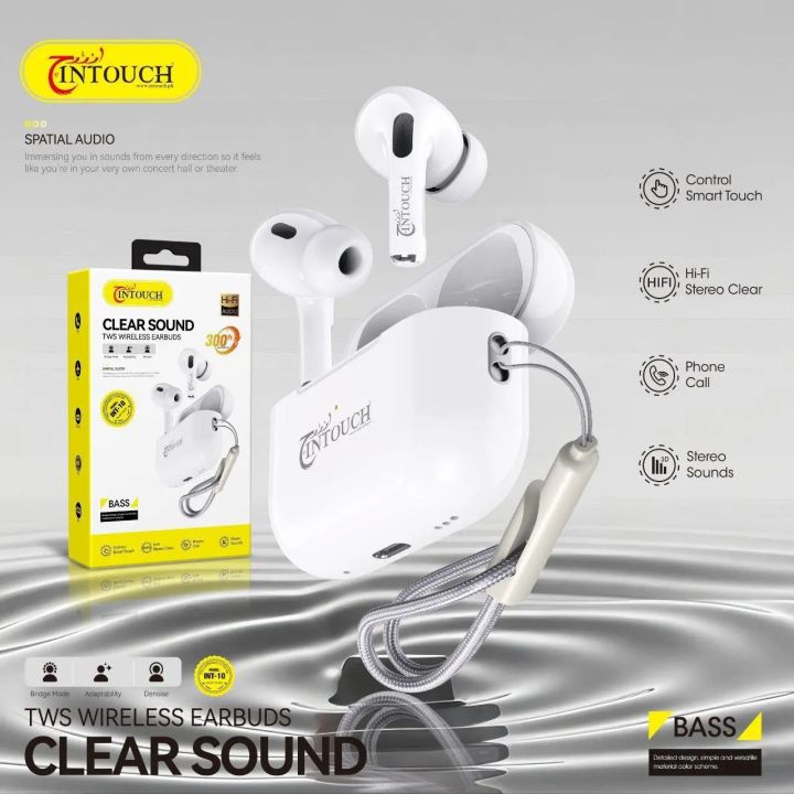 InTouch INT-10 Airbuds | True Wireless TWS Bluetooth Earphones with ...