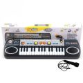 Musical Piano With Mic Electronic Keyboard With 32 Keys, 3 Tones, 8 Rhythm Best Quality For Kids. 