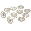 10 Pcs 22mm Diamond Cutting Disc Saw Blade Mill Sheet & 7 Pcs HSS Circular Wood Cutting Saw Blade Discs Mandrel Drill for Rotary Tool. 