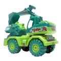 MOONIMART - Big Dinosaur Car Truck Telur -Transport Truck Playset – Exciting Big Dino Carrier Toy for Creative Play – The Perfect Birthday Gift for Kids. 