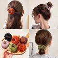 Pack OF 2 Ponytail Hair Rings Clips Hair Clips Women Bird Nest Shaped Hair Hairpin Simple Magic Lazy Braider Tool Women Hair Accessories. 