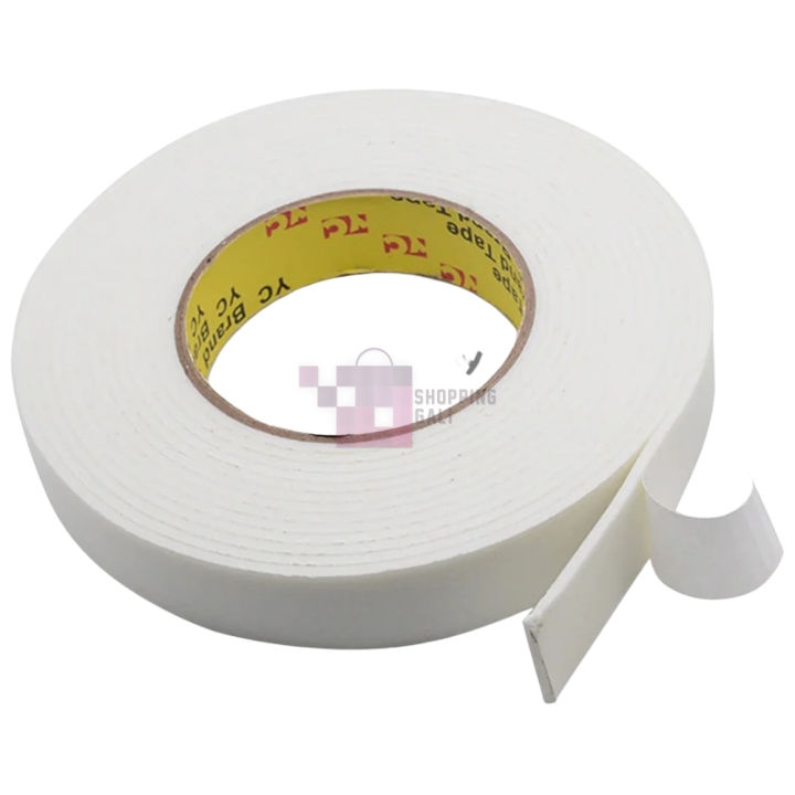 Double%20Tape%20-%201%20Inch%20-%20Foamic%20Double%20Tape%20-%20Party%20Decoration%20Super%20Strong%20-%20White%20-%20Unisex%20-%20Pack%20Of%201%20-%20Image%202