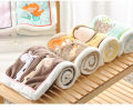 Baby Blanket For Newborn All Season Use Summer & Winter, Super Soft With Embroidered Cartoon Design For Baby Boys And Girls. 