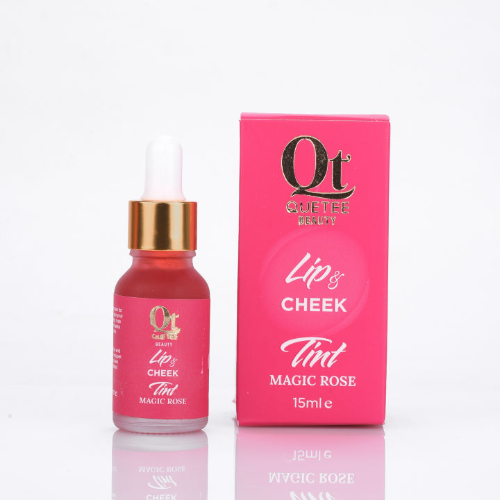 Quetee Cheek & Lip Tint - Long Lasting Natural Look Lovely Peach Shade - 15ml Cosmetics & Makeup Products For Girls & Women