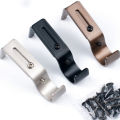 Adjustable Iron Window Curtain Rod Bracket Holder Drape Bar Fixed Hook Clamp. 