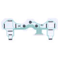 SA1Q222A+224A Ribbon circuit board  contact pad flex cable for PS3 controller Lonni. 