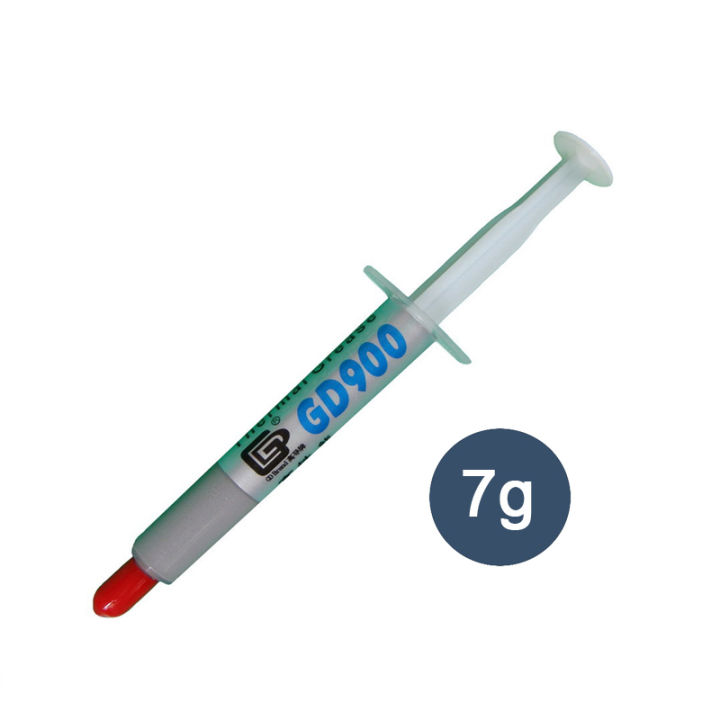 GD900 Thermal Paste Grease Conductivity GD900 Thermal Paste 3g & 7g Syringe Gray