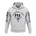 Roman  "Acknowledge Me" Grey Kangaroo Hoodie. 
