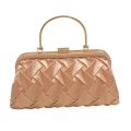 Fancy Bridal Clutches for Wedding Golden Bridal Clutch for Girls Party Stones Clutch Bags For Womens. 