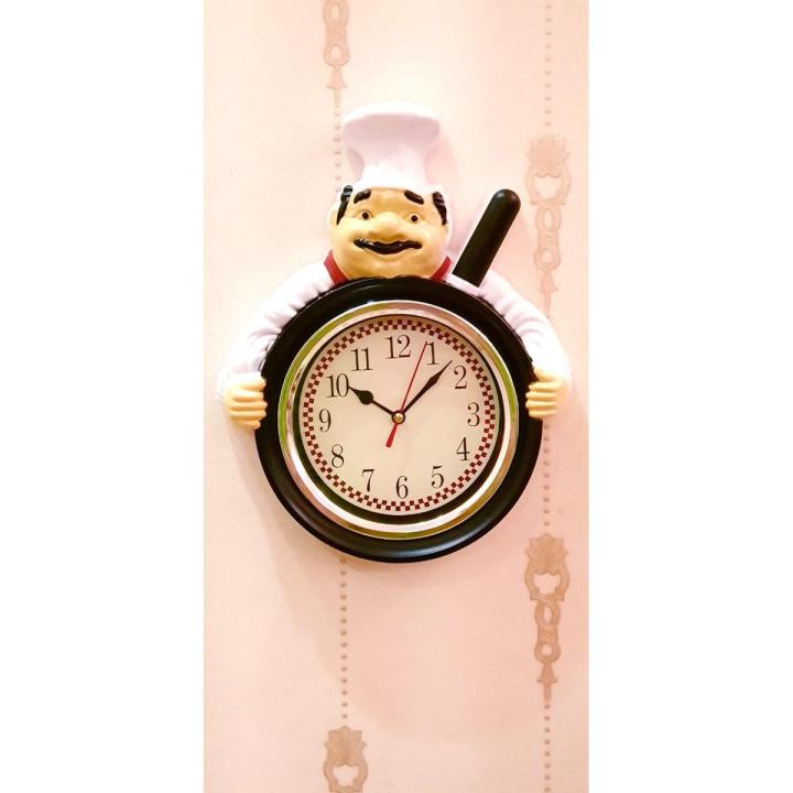 most beautiful wall clock for your living room or kitchen decoration fry pan design