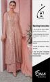 BRAND NAME * LAAM**    FABRIC * (Shirt)..CHIFFON   FRONT Heavy Embroidered Front With Squence wokr ** BY BANO COLLECTIONS**. 