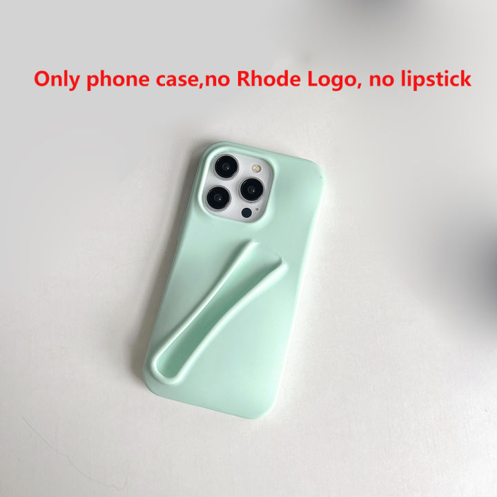 Lip Gloss Lipstick Lip Balm Phone Case for iPhone 6 6s 7 8 X XS XR 11 12 13 14 15 Plus Pro Max Silicone Lipgloss Holder Cover