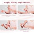 Flawless Hair Remover Hair Remover Trimmer For Women Facial Hair Removal for Women Tech Painless Hair Remover，Waterproof Shaver Razor Hair Remover with LED Light for Face Bikini Peach Fuzz Upper Mustache Lip Chin(White). 