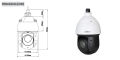 Dahua DH-SD49225hn-db 2MP 25x Starlight IR PTZ Network Camera. 