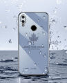 For Huawei Nova 3 Cover + Wrist Strap Fashion Shiny Maple leaf Plating Square Bumper Phone Case Soft TPU Silicone Shockproof Protective Back Cover. 