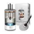 3-in-1 Automatic Makeup Brush Cleaning Drying Stand Electric Makeup Brush Cleaner Machine With USB Charging Cosmetic Brush Rack. 