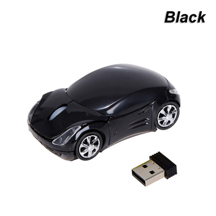 【ALLGOOD】2.4GHz Wireless Mouse Portable Mini Optical 3D Car Shape Gaming Mice with USB Receiver for PC Laptop Macbook