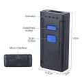 Aibecy Portable Bluetooth Wireless 1D Barcode Bar Code Scanner Reader Support for Windows IOS Android OS. 