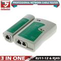 Professional Network Cable Tester RJ45 RJ11 RJ12 CAT5 UTP STP LAN Cable Tester. 