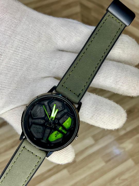 Black%20Racing%20Wheel%20Watch%20Stylish%20Sports%20Wheel%20Watch%20Men%E2%80%99s%20leather%20strap%20Watch%20Green%20Accent%20Dial%20Watch%20Butterfly%20Lock%20Watch%20Men%20Luxury%20Racing%20Design%20Watch%20Trendy%20Car%20Rim%20Watch%20Modern%20Analog%20Wrist%20Watch%20High%20Quality%20Metal%20Watch%20Unique%20Spinning%20Dial%20Watch%20-%20Image%205