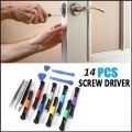 14 in 1 Repair Opening Tool Kit Screwdriver Set Repair Tools Phone Disassemble Mobile. 
