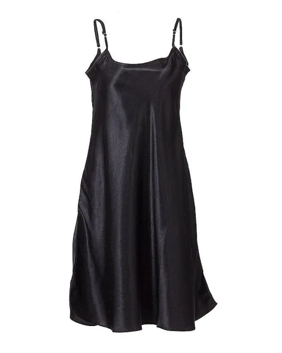 Valerie%20silky%20satin%20Short%20Nighty%20adjustable%20straps%20lingerie%20-%20Image%205