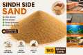 1KG Sindh Brown Sand | Fine Golden Sand for Cement Mix, Plaster & Brick Work. 