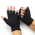 Half Finger Fingerless Gloves For Women And Men Wool Knit Wrist Cotton Gloves. 