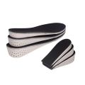 【HOT】 2Cm-4Cm Hard Breathable Memory Foam Height Increase Insoles Heel Lifting Inserts Shoe Lifts Shoe Pads Cushion Unisex. 