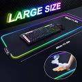 RGB Gaming Large Mouse Pad 80x30 Cm | Large RGB 14 Light effects Gaming Mouse Pad 800x300mm | Dragon RGB Gaming Large Mouse Pad. 