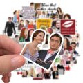 10/50pcs/pack Girl TV Show Graffiti Stickers for Furniture Wall Desk DIY Chair Toy Car Trunk Computer Decal TV Motorcycle. 