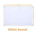 1.5ft x 2ft Dry Erase White Board Hanging Writing Drawing & Planning Whiteboard & Black Board. 