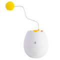 Interactive Robotic Cat Toys, Cat Ball Automatic Eggshell Battery Powered 360 Degree Self Rotating Ball, Tumbler Toys for Cats/Kitten. 