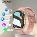LAXASFIT new smart watch dial call response phone tracking calories heart rate blood oxygen monitoring Bluetooth smart watch gift. 