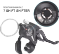 Bike Derailleurs 3x7 21 Speed Switch MTB Bicycle Shifter Levers Brake with Shift Cable Cycling Disc Handle for Bike Trekking. 