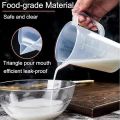 Clear Plastic Graduated Measuring Jug for Baking Beaker Liquid Measure Jug 500ml. 