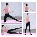 Figure 8 Power Resistance Band  Yoga Stretching Bands  Yoga Gym Fitness Pulling Rope for Women  Exercise Gym Fitness Bands  Resistance Loop for Back Shoulder. 