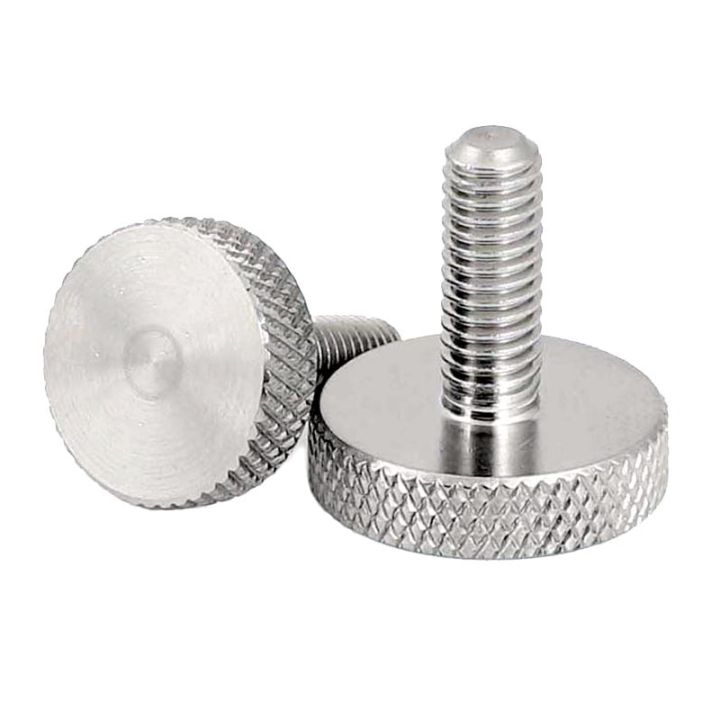 Thumb Screw M6 20mm Long 304 Stainless Steel Knurl Head Hand Tighten Curtain Wall Glass Lock Bolt 01 600x600