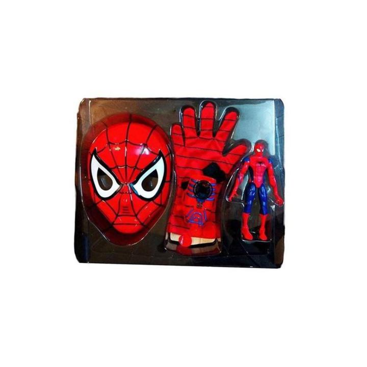 Spiderman Mask & Action Glove Play Set