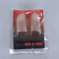 1 Pair Creative Magic Thumb Tip LED Light Magic Trick Finger Lights for Dance Party Props - Blue/Green/Red Light. 