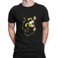 Marsupilami Blue Wall special tshirt Gaston Lagaffe comic casual polyester T shirt summer T-shirt for adult. 