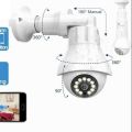 Wireless IP Camera 360 view Rotatable, HD WiFi CCTV Surveillance Camera PTZ Night Vision - Two Way Audio Motion Detection SD Card Slot V380. 