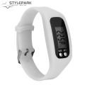 Sport Running Silicone Pedometer Calorie Step Counter Digital Watch Bracelet. 