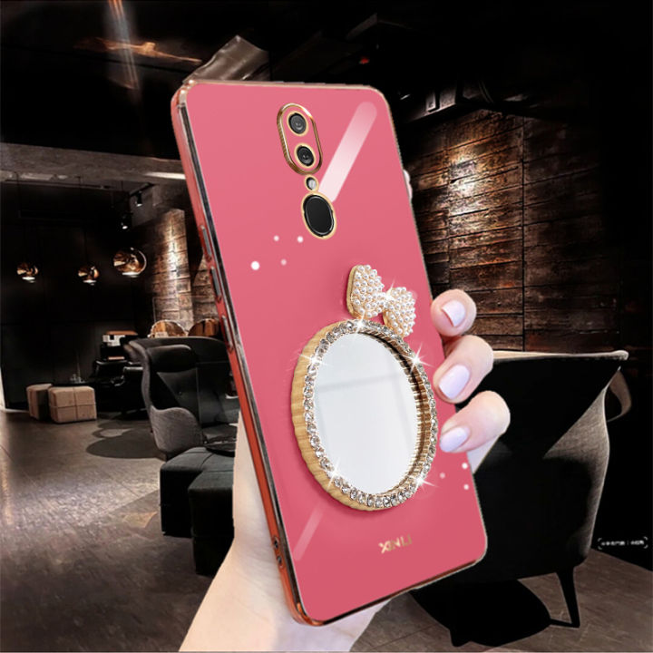 For%20OPPO%20F11%20Back%20Cover%20+%20Bowknot%20Makeup%20Mirror%20Fashion%20Shiny%20Plating%20Square%20Bumper%20Bling%20Girls%20Phone%20Case%20Soft%20TPU%20Silicone%20Shockproof%20Back%20Cover%20-%20Image%206