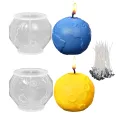 Moon Mold | Silicone Moon Mold For Clay | 3D Casting Mold Raft Candle Mold Silicone Craft Soap Aromatherapy Candle Ornaments 3D Candle Molds. 