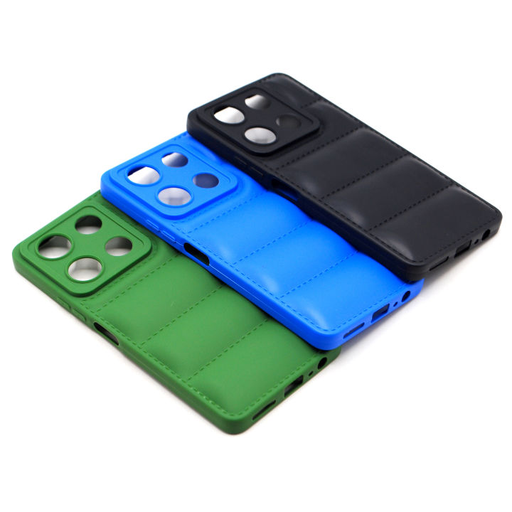 Infinix Note 30 Pro New Back Cover Multicolour Soft Puff Case For Note 30 Pro