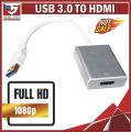 USB to HDMI Adapter, USB 3.0/2.0 to HDMI Cable Multi-Display Video Converter- PC Laptop Windows 7 8 10,Desktop, Laptop, PC, Monitor, Projector, HDTV.. 
