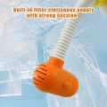 Children's Electric Handheld Shower Head，Rainbow Cloud Spray Water Kids Bathtub Faucet Bathroom Accessory，Bathtub Water Game with Electric Shower Head and Sucker for Kids，for Infants Toddlers. 