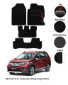 HONDA BRV 2016-2021 CARPET CAR FLOOR MAT | GENUINE FITTING HIGH QUALITY 034 SIDE LOGO SERIES CAR FLOOR MATS. 