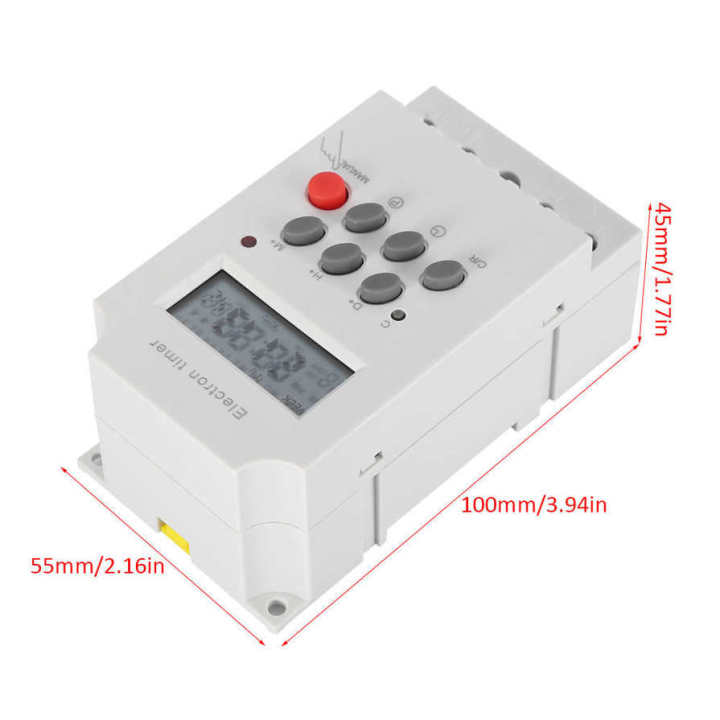Digital Time Switches 1 minute - 168 hours Mechanical Timer Switch Household for Electrical Appliances Lights DIY